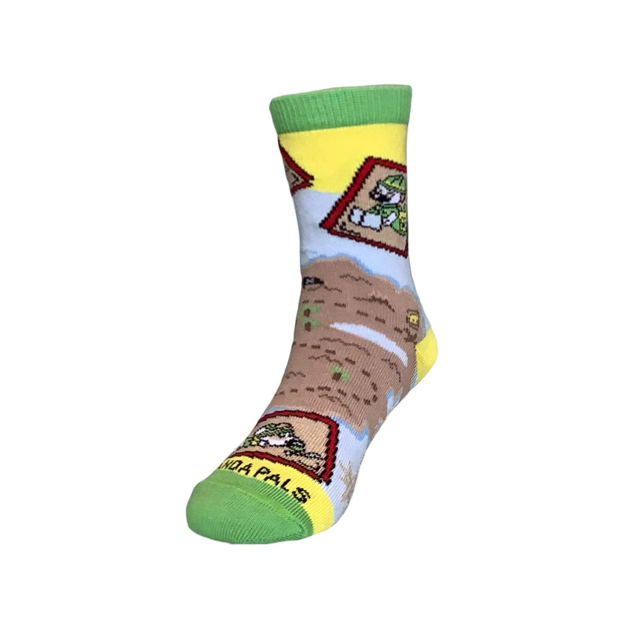 A Treasure Map Sock (Ages 3-7) from the Sock Panda