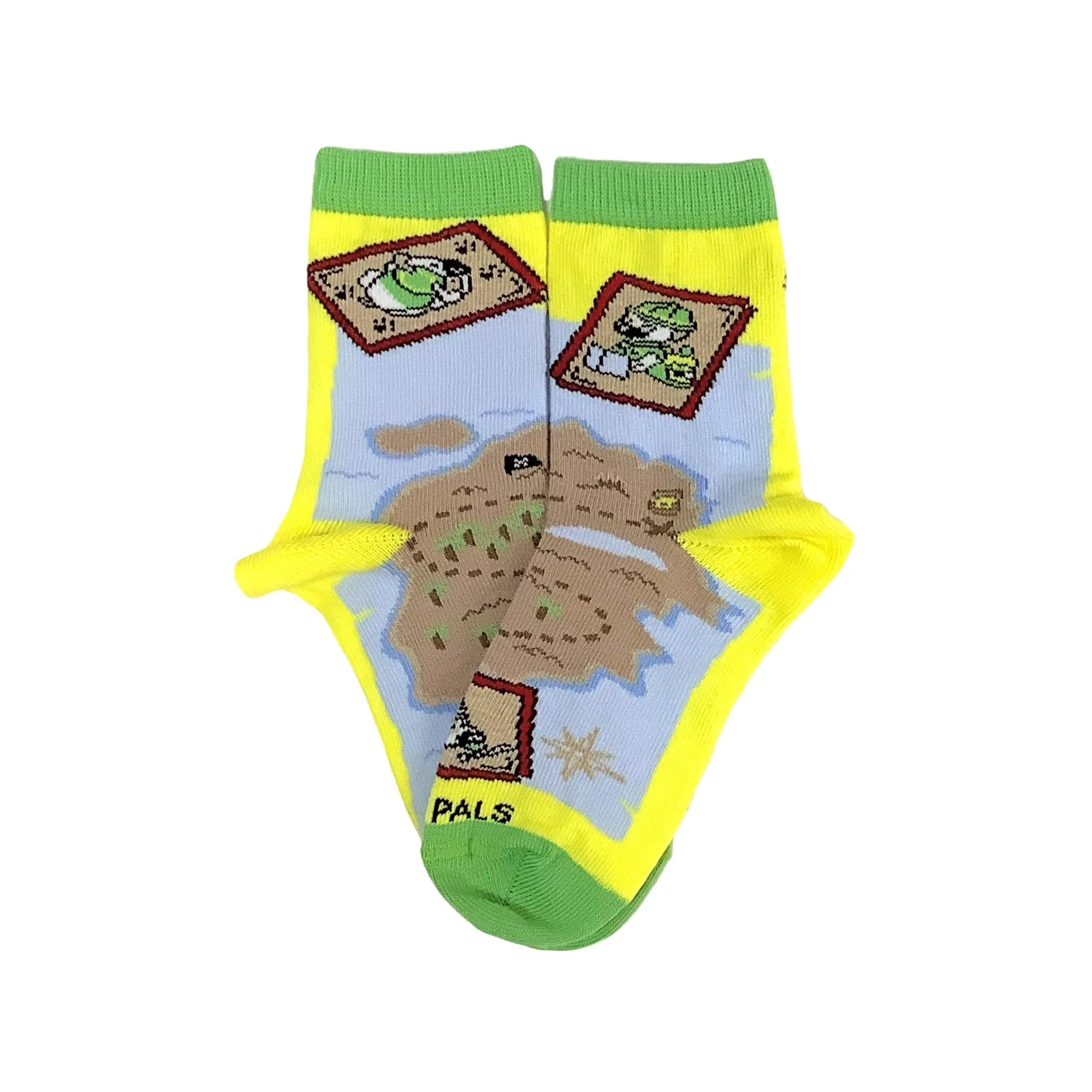 A Treasure Map Sock (Ages 3-7) from the Sock Panda