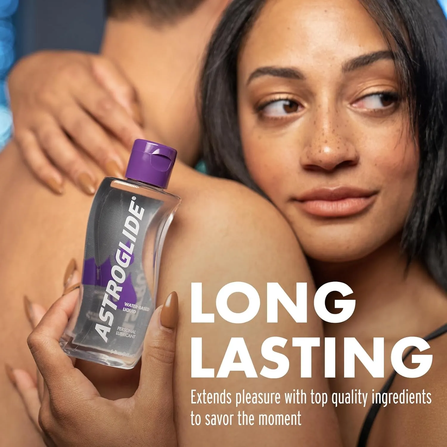 Astroglide Liquid Water Based Personal Lube, for Men, for Women, Condom Compatible Lube, 5oz