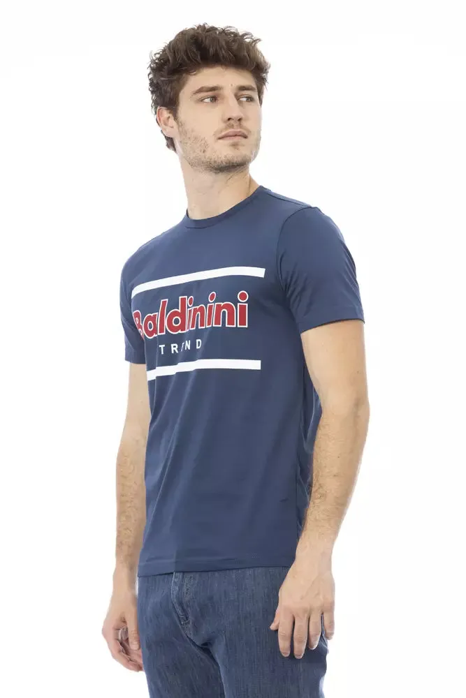 Baldinini Trend Blue Cotton Men Men's T-Shirt