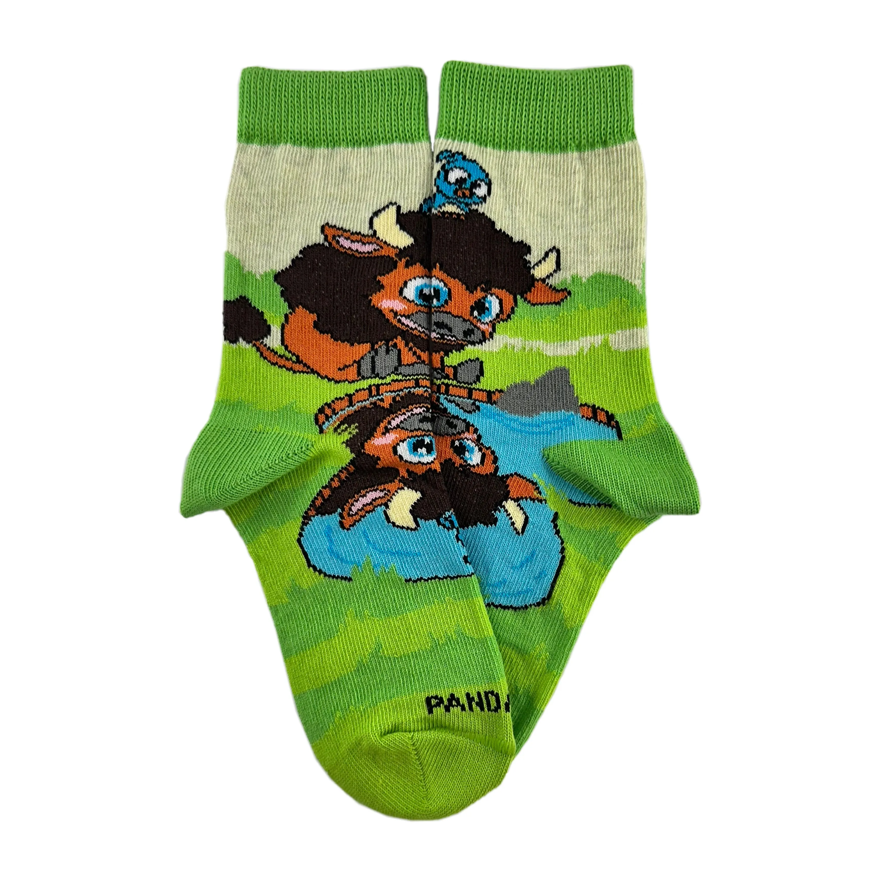 Bison Reflection Socks from the Sock Panda (Ages 3-7)