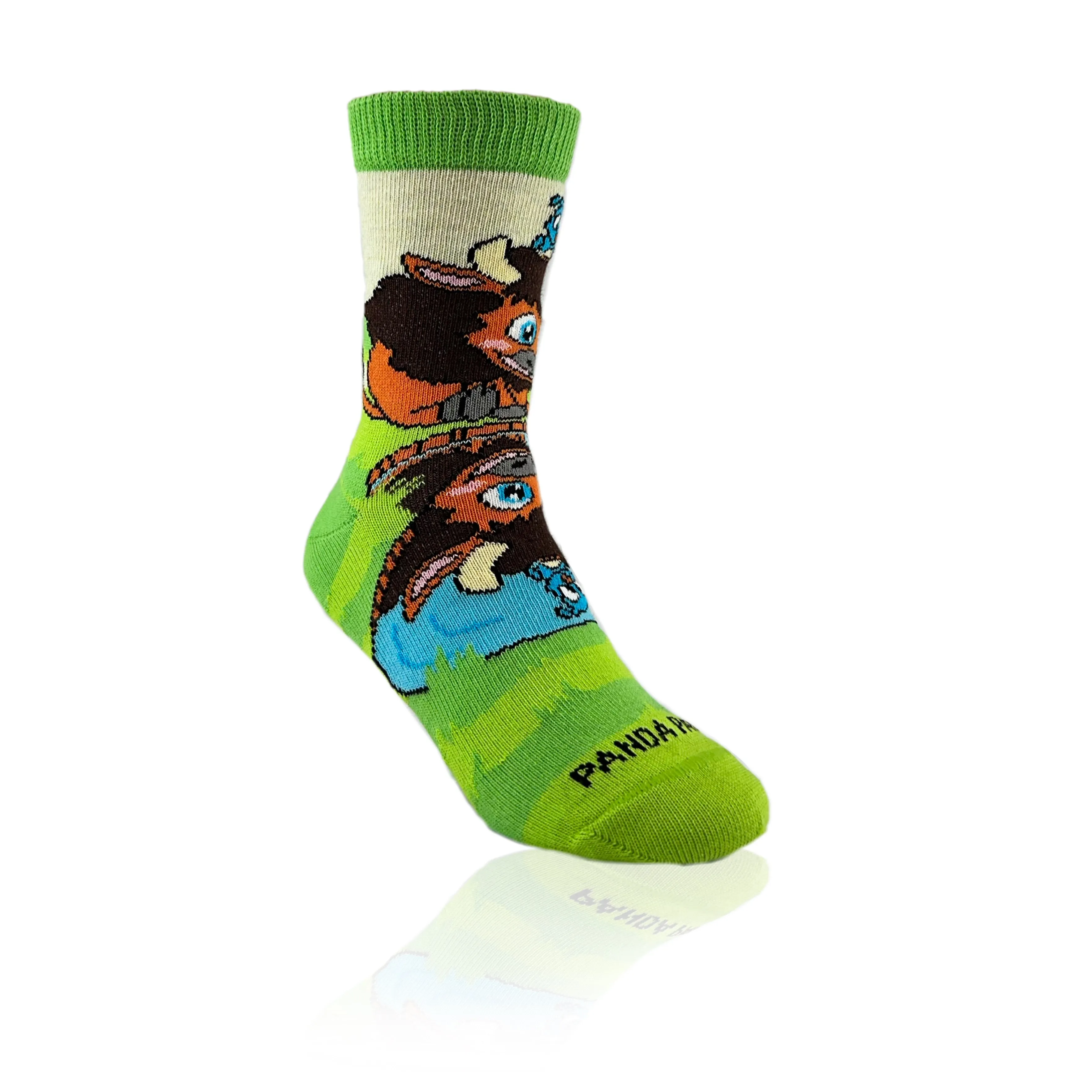 Bison Reflection Socks from the Sock Panda (Ages 3-7)