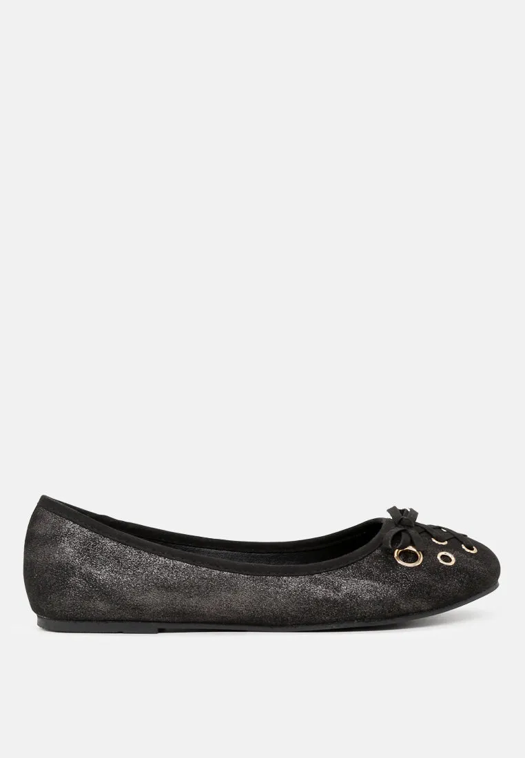 Brittany Ballerina Flats With Bow