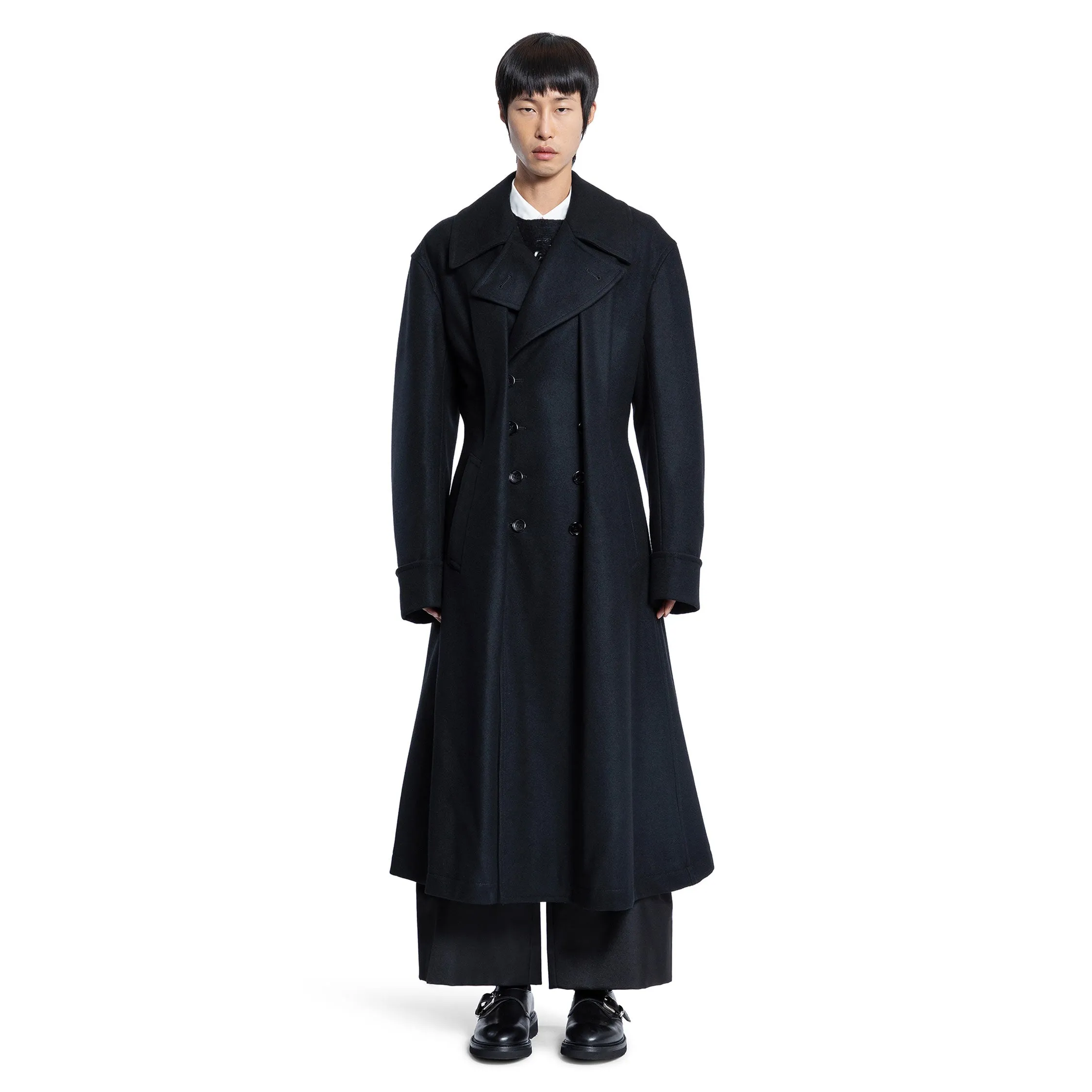 COMME DES GARCONS HOMME PLUS MAN BLACK COATS