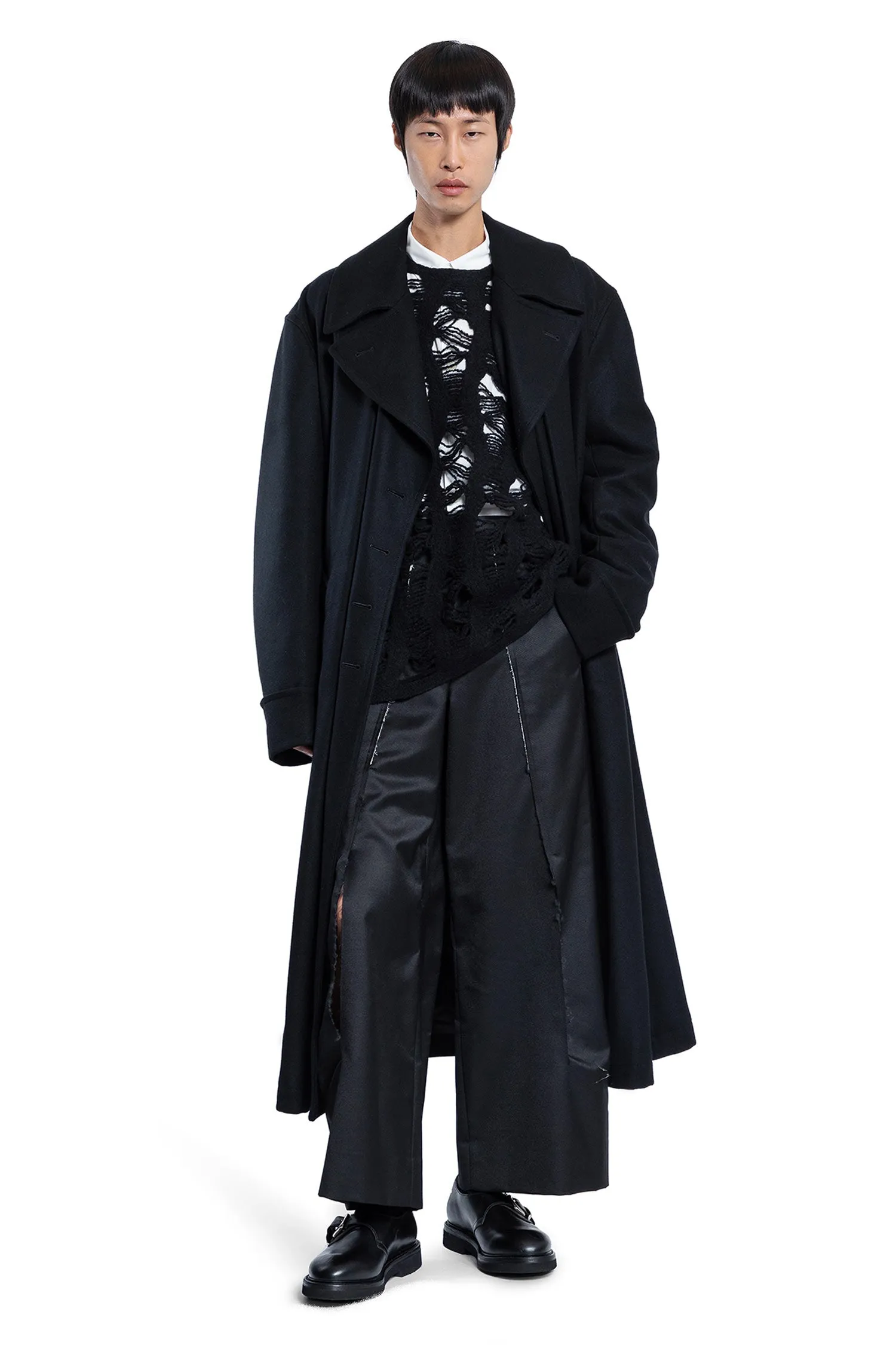 COMME DES GARCONS HOMME PLUS MAN BLACK COATS