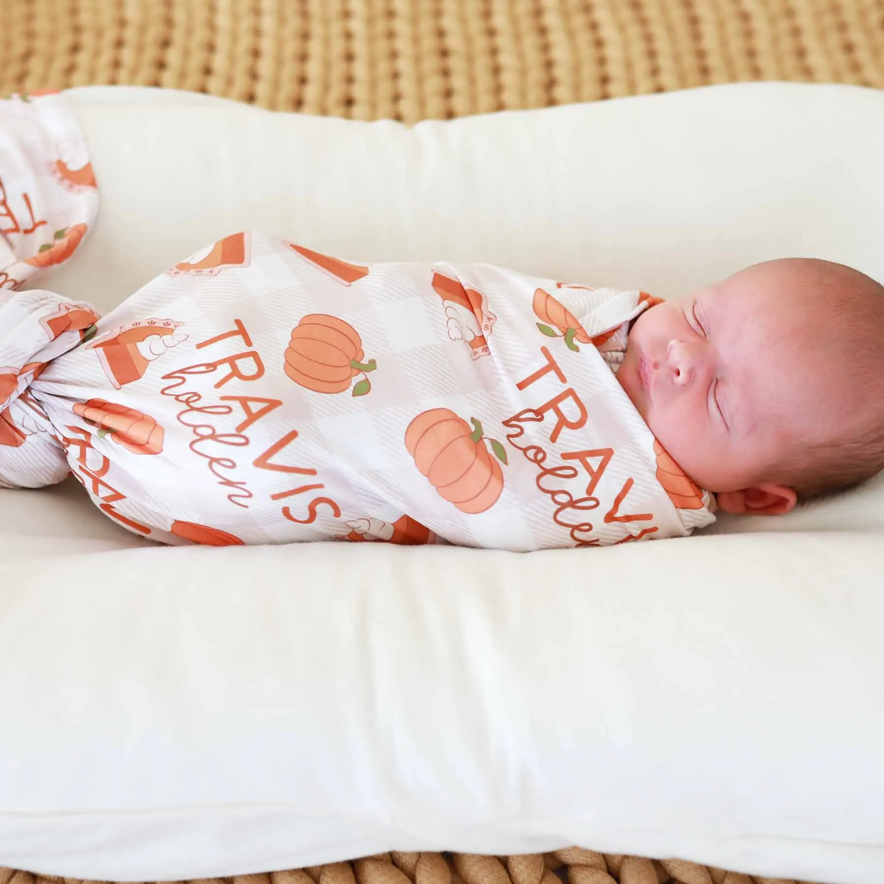 Cutie Pie Personalized Swaddle Blanket