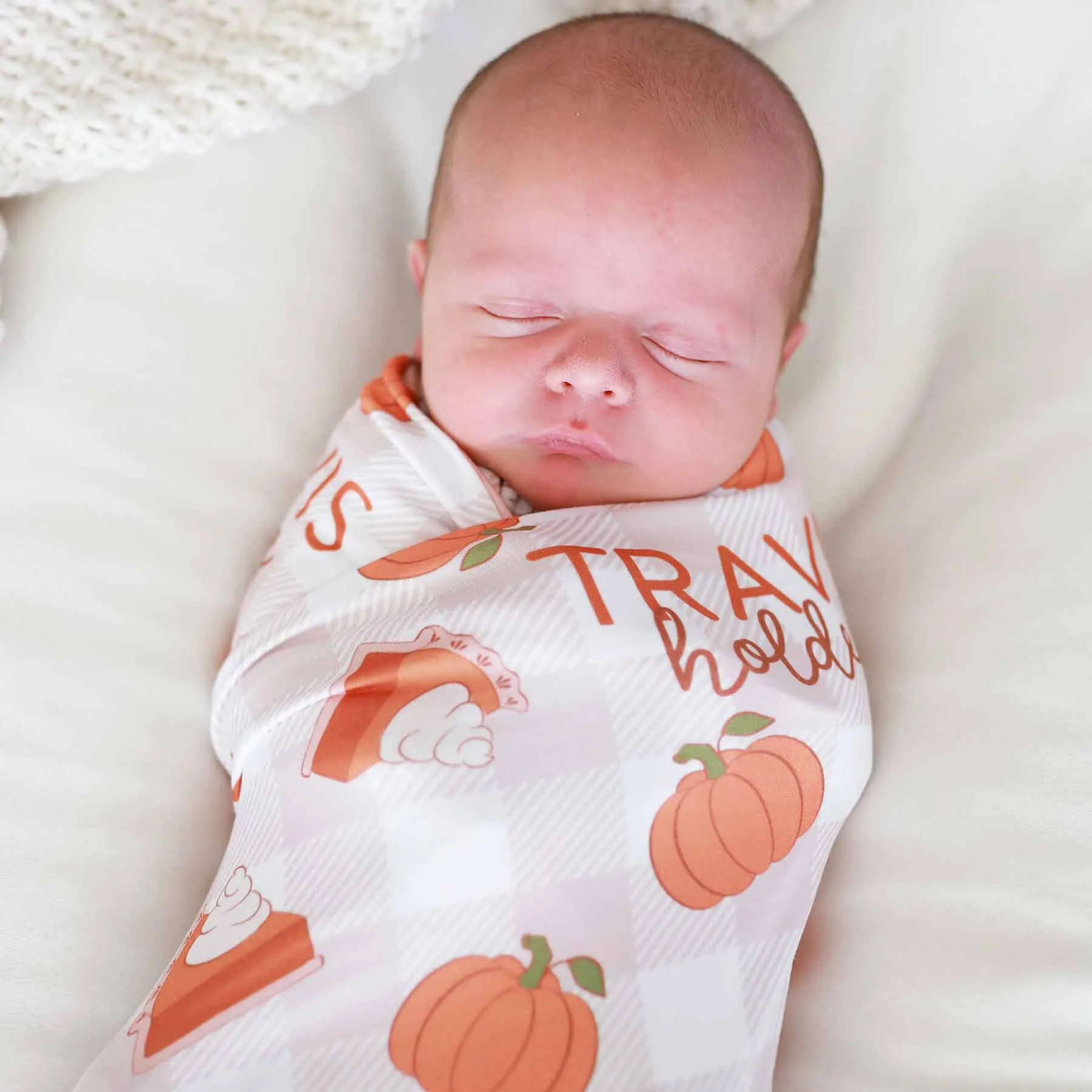 Cutie Pie Personalized Swaddle Blanket