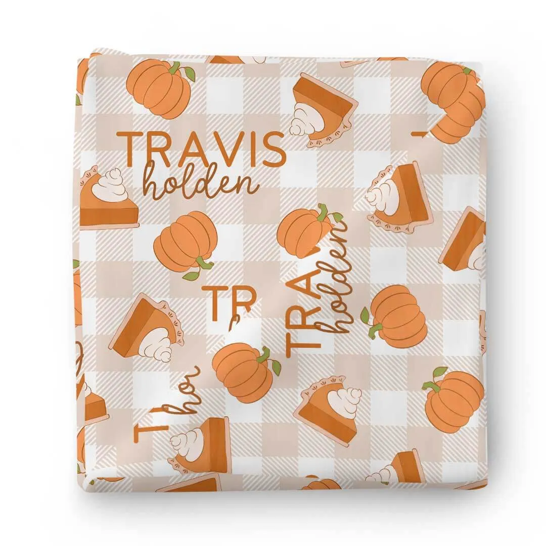 Cutie Pie Personalized Swaddle Blanket