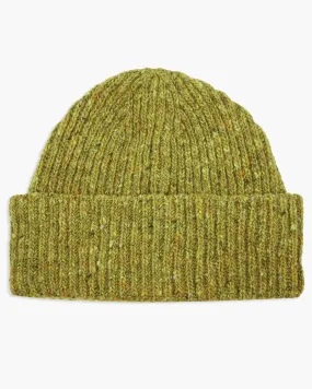 Donegal Yarns Wool Beanie - Lime