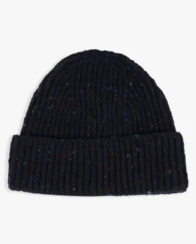 Donegal Yarns Wool Beanie - Navy