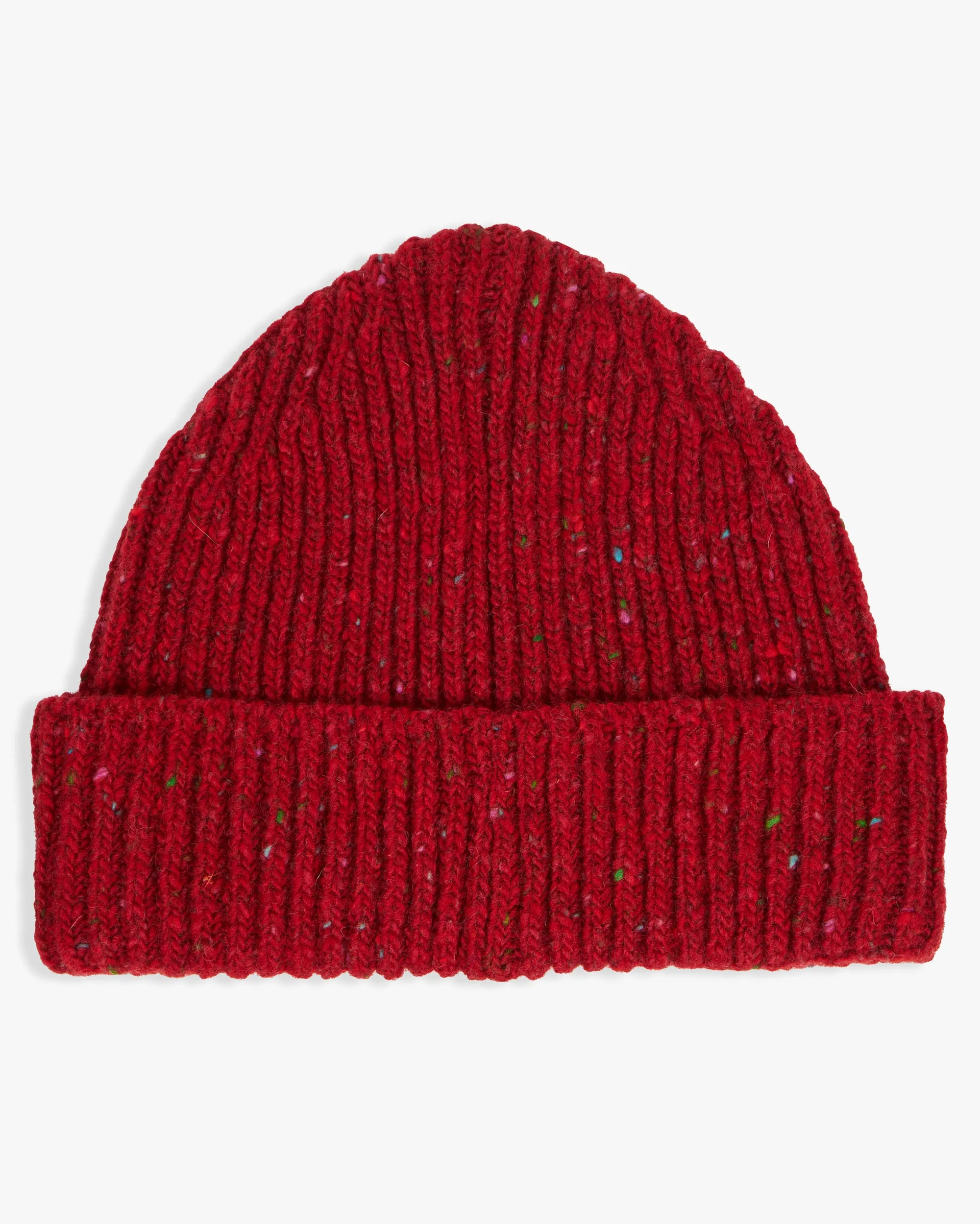 Donegal Yarns Wool Beanie - Red