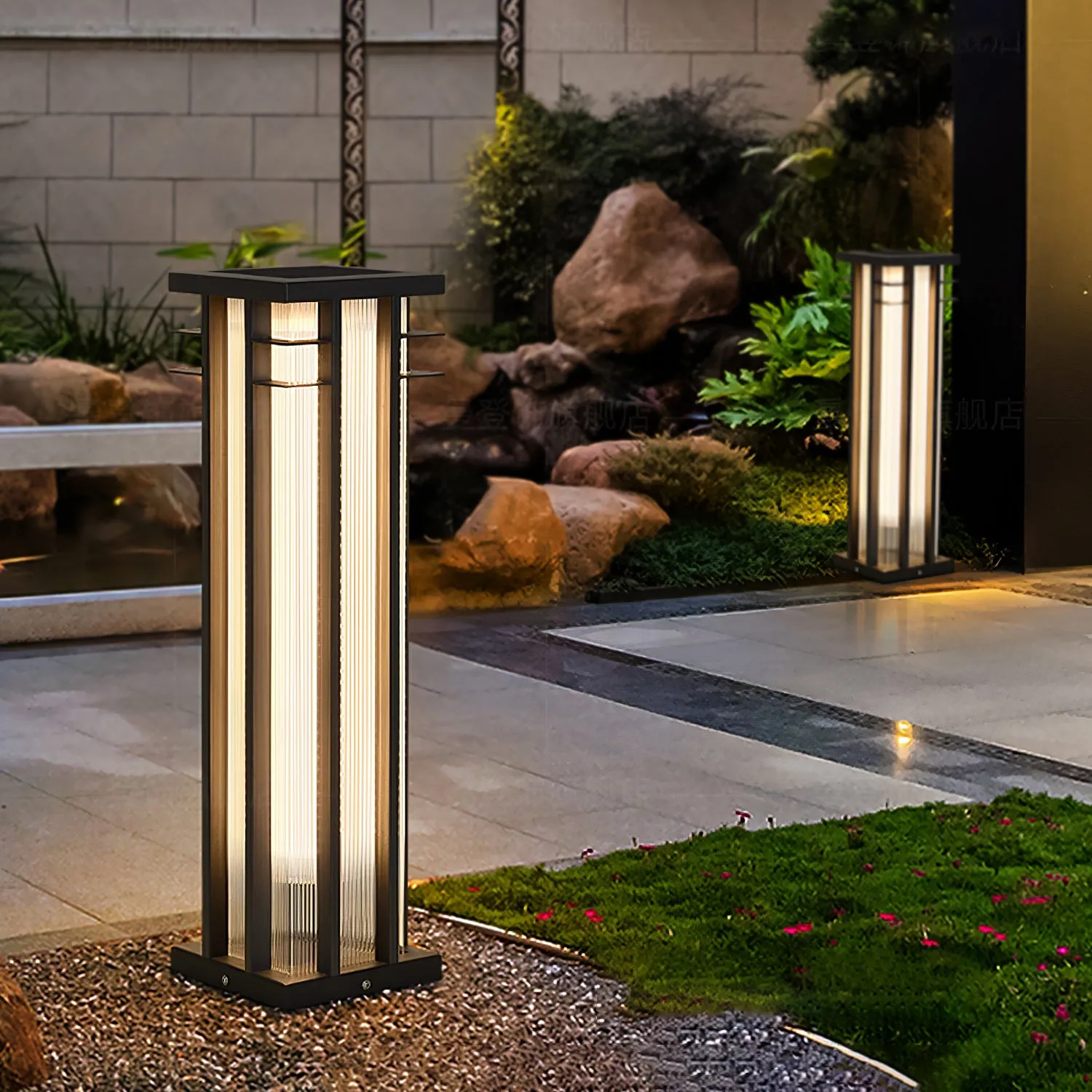 Double Axis Outdoor Post Lamp