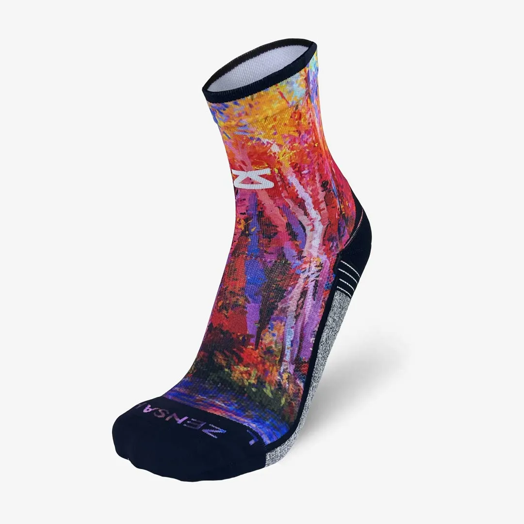 Fall Trees Socks (Mini-Crew)