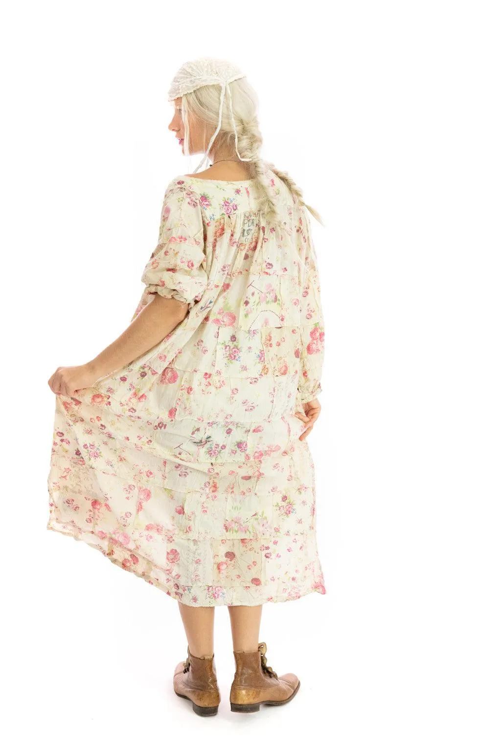 Floral Patchwork Prairie Dress