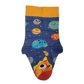 Happy Planets Socks from the Sock Panda (Adult Small -  Shoe Sizes 2-5)