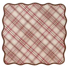 Harvest Tartan 52" Square Tablecloth