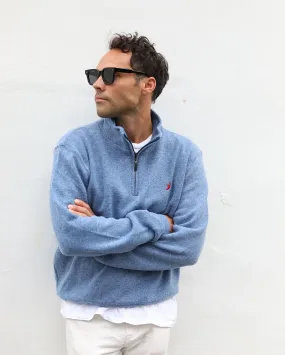 J fin 1/4 zip | Summer Blue