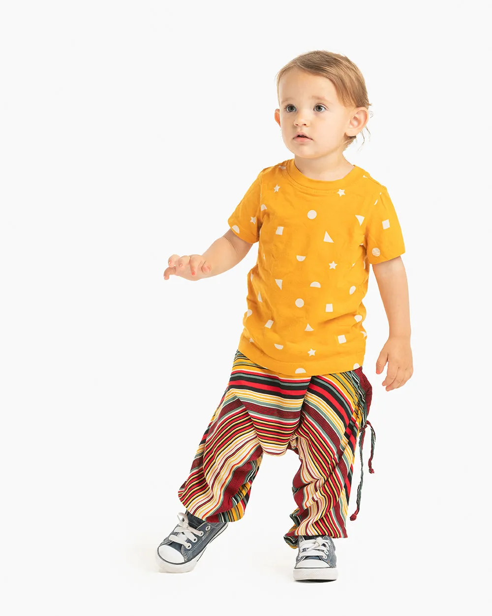 Kids Stripe Harem Pants