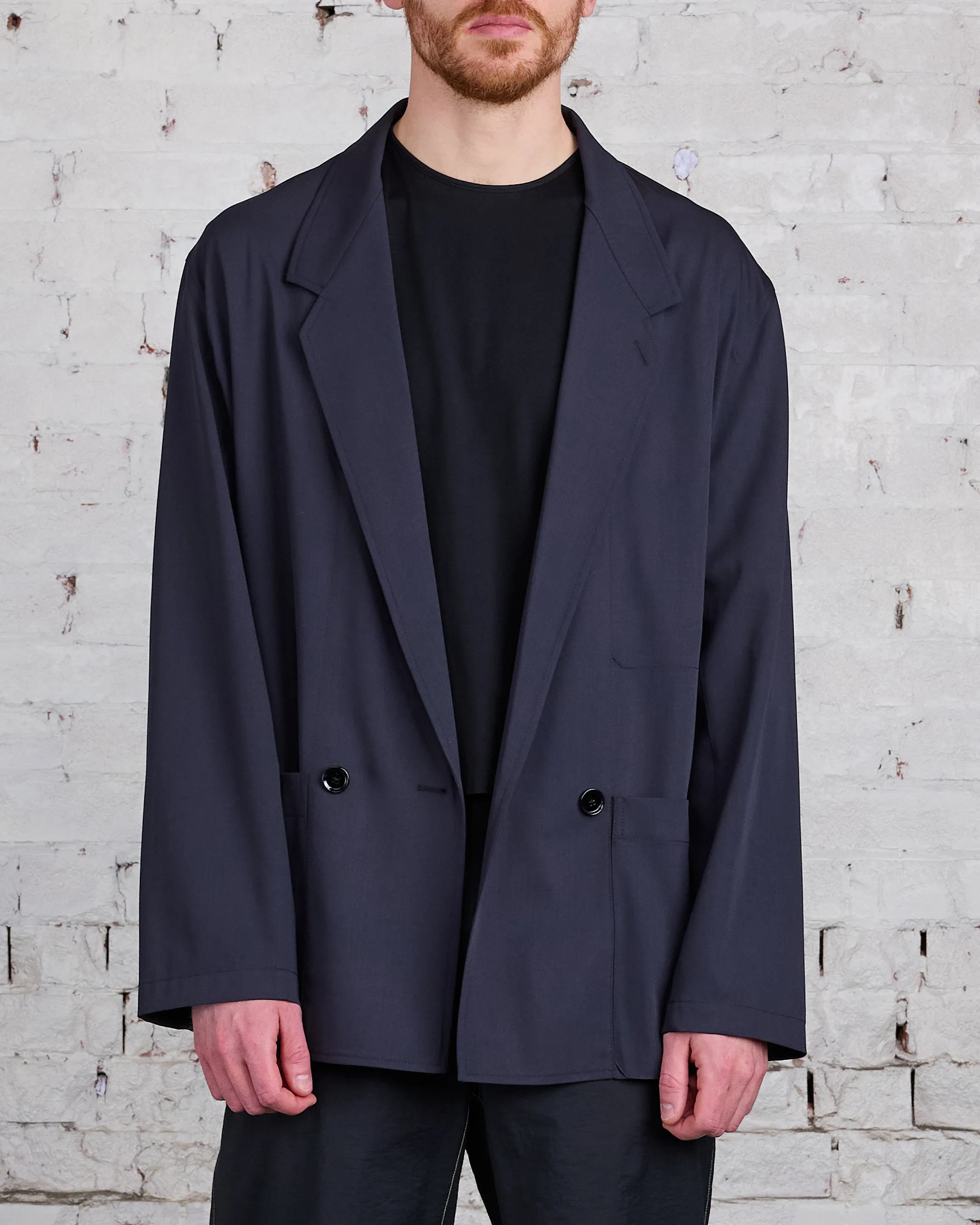 Lemaire DB Workwear Jacket Jet Black