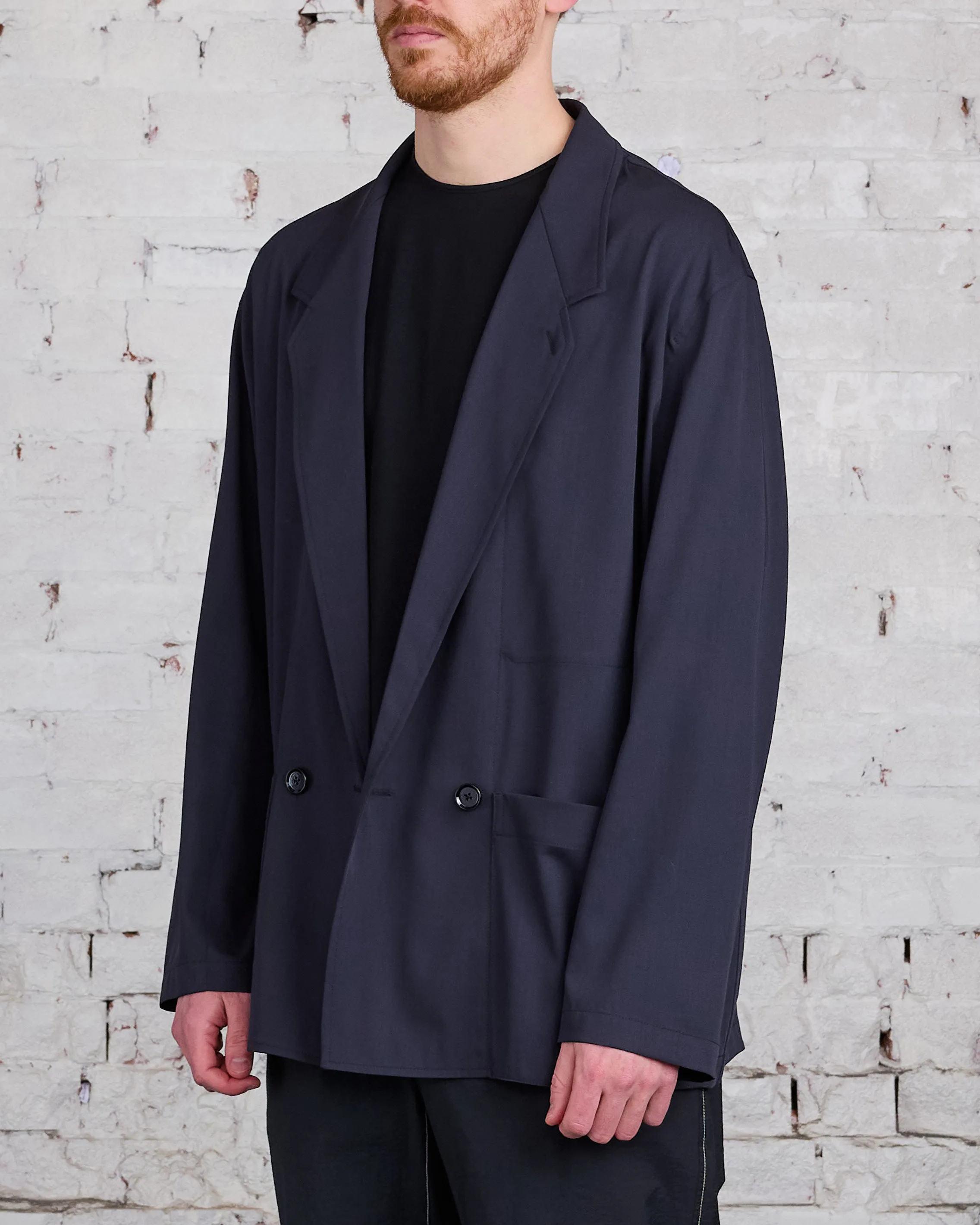 Lemaire DB Workwear Jacket Jet Black