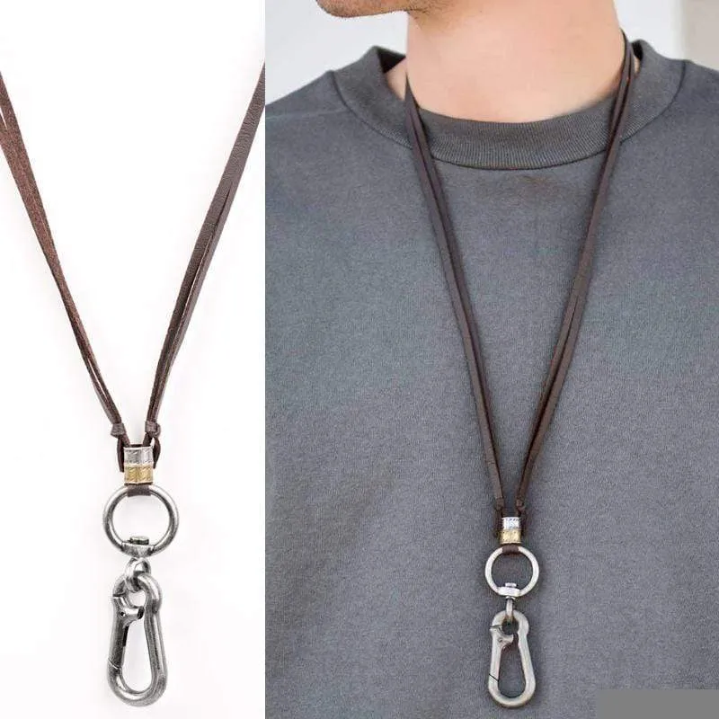 Man Oh Man Brown Urban Manyard Necklace