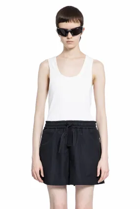 MONCLER WOMAN WHITE T-SHIRTS & TANK TOPS