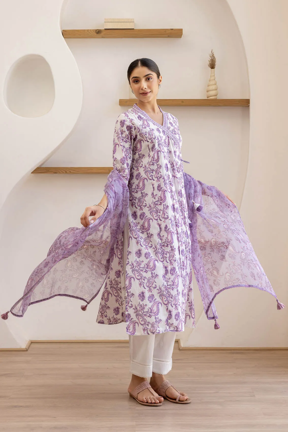 Paisley Wrap Kurta