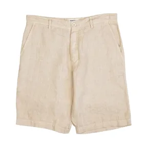 Palm Springs Beige Linen Shorts