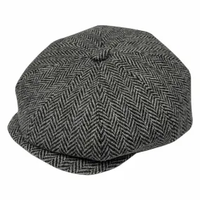 Saint Martin – “Peaky” Wool Newsboy Cap