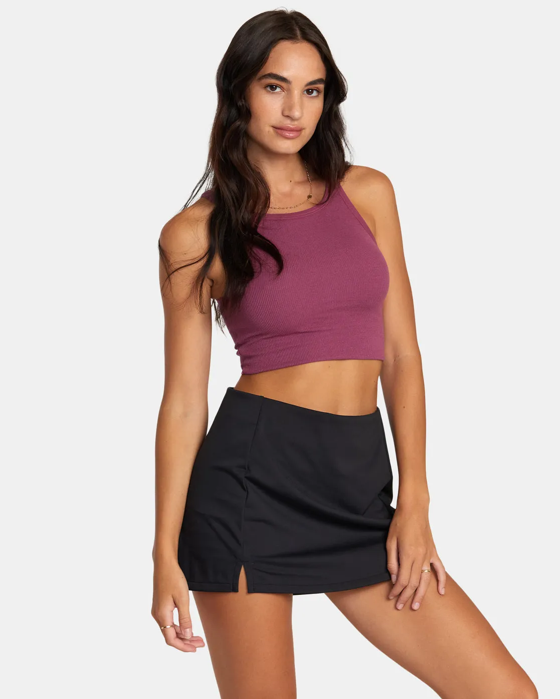 Slide Tank Top - Mulberry