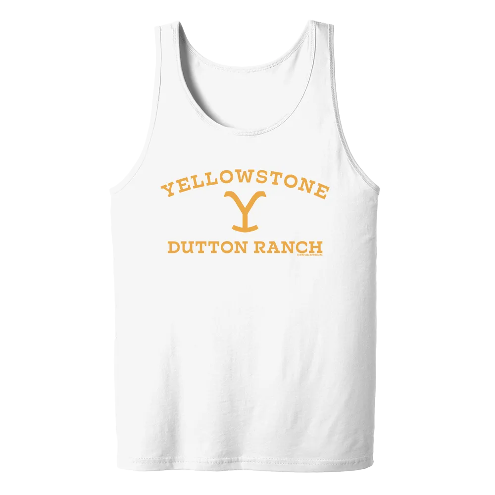 Yellowstone Dutton Ranch Logo Adult Tank Top