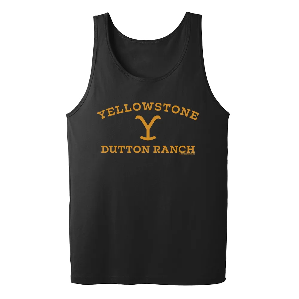 Yellowstone Dutton Ranch Logo Adult Tank Top